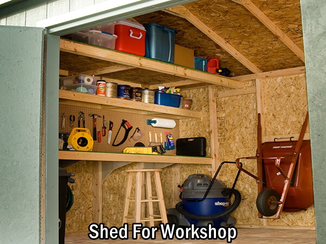 Shed For Workshop